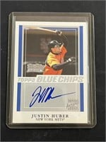 2003 Topps Justin Huber Auto Card