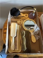 VTG. BRUSHES, MIRROR AND MORE