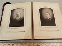 Antique photos in album