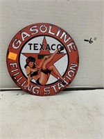 Texaco Gasoline Metal Sign