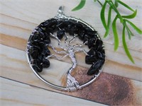 STONE TREE OF LIFE WIRE WRAPPED PENDANT ROCK STONE
