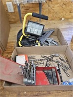 2-BOXES OF DRILL BITS, SQUARE, SHOP LIGHT
