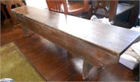 Antique Bench w/ Square Nail Construction