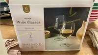 5 ct. Threshold Wine Glasses