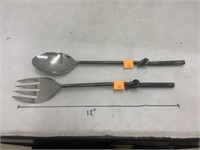 Metal Fork & Spoon