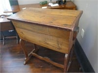Antique Dough Box On Stand