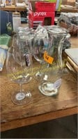 3 ct. Wine Glasses & 1L. Vaughn Carafe