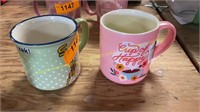 2 Ct. Hulk & " Cup of Happy “ Coffee Mugs