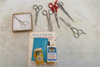 Quantity Scissors & Darning Needles