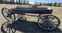 4 Wheel Wooden Wagon
