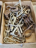 TURN BUCKELS, QUICK HOOKS, AND OTHER ITEMS