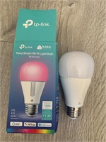TP-Link($66)Kasa Smart Wi-Fi Light Bulb Multicolor