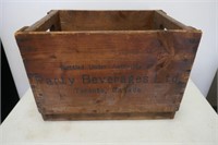 "Party Beverages Ltd. Wood Crate