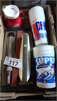 Electric Knife / Collector Plastic Cups Lot