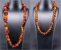 Baltic Sea Amber Beaded Necklace & Bracelets