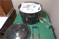 Enamel Canning Pot W/ Accessories
