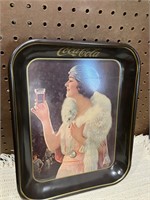 Coca-Cola tray lady of the 50s