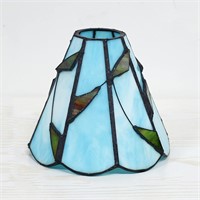 6-Inch Tiffany Floral Stained Glass Lampshade