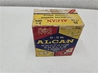 Vintage ALCAN  BOX With Different Ammo 25 Rounds