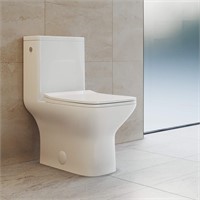 Carre 1Piece Square Toilet Dual-Flush Touchless