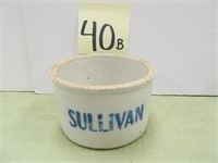 Sullivan Advertising Butter Crock (5")