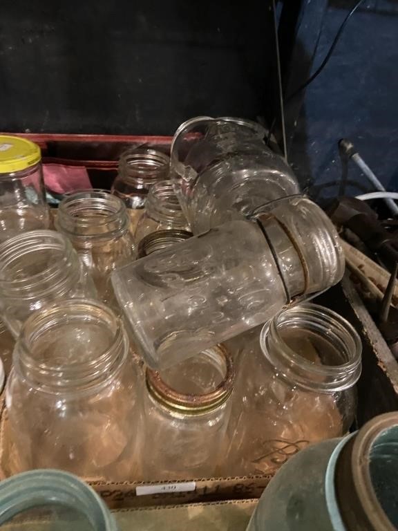 clear ball canning jars