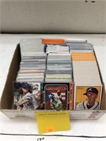 Box of Baseball Trading Cards
