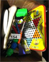 Chinese Checkers / Bag / Toys Lot