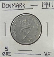 1941 Denmark coin