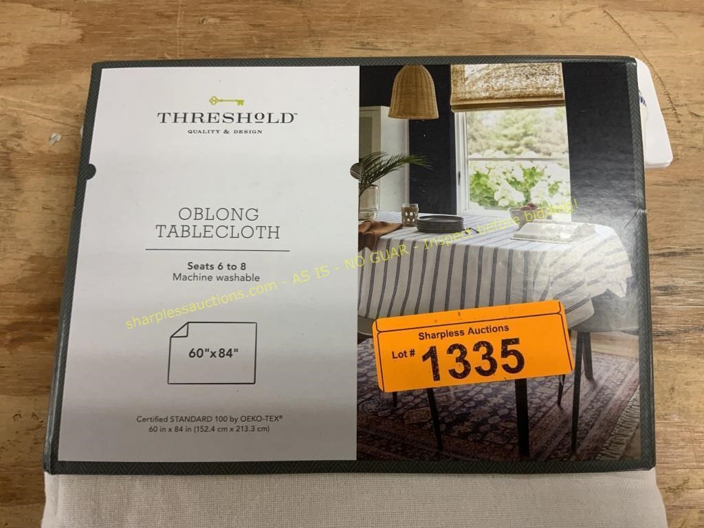Threshold 60"x84” table cloth