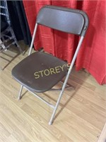 * Brown Samsonite Folding Chair - Offsite