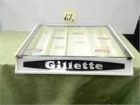 Vintage Gillette Counter Top Display Case