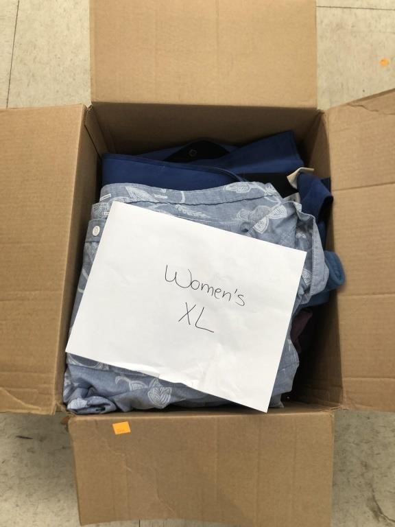 Box of Women’s XL Clothes