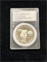 1983 S Los Angeles Olympic Proof Silver Dollar