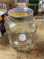 Threshold 1-gallon Buxton glass jar with lid