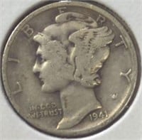 Silver 1956 s Mercury dime