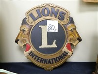 Lions International Club Sign