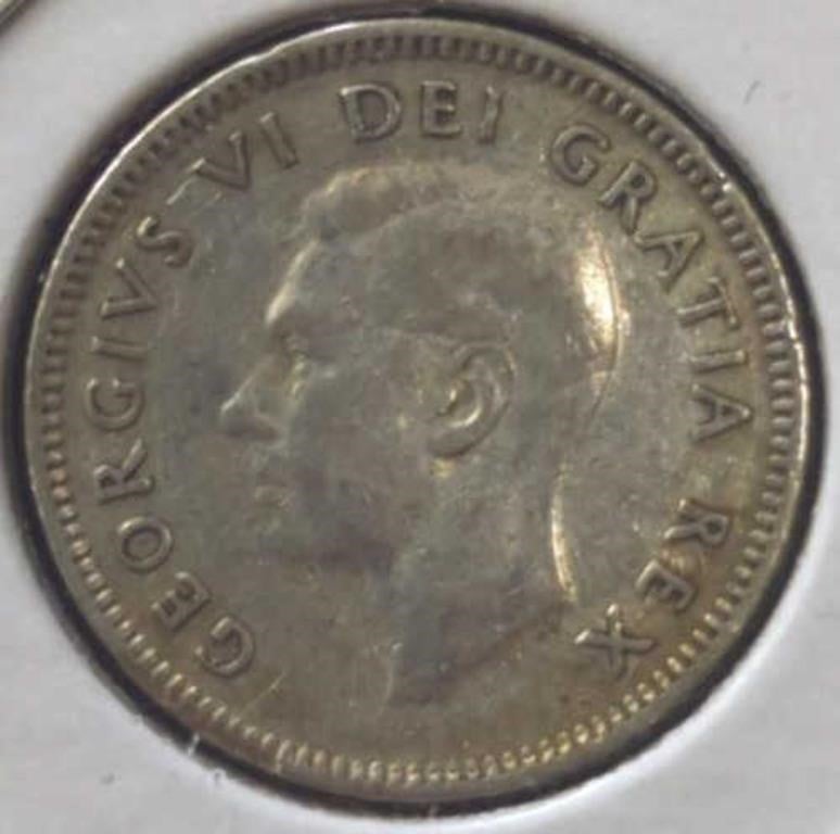 Silver 1951 Mercury dime