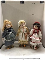 3cnt Musical Porcelain Dolls