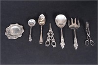 Sterling Silver Serving Servers Group Over 500G