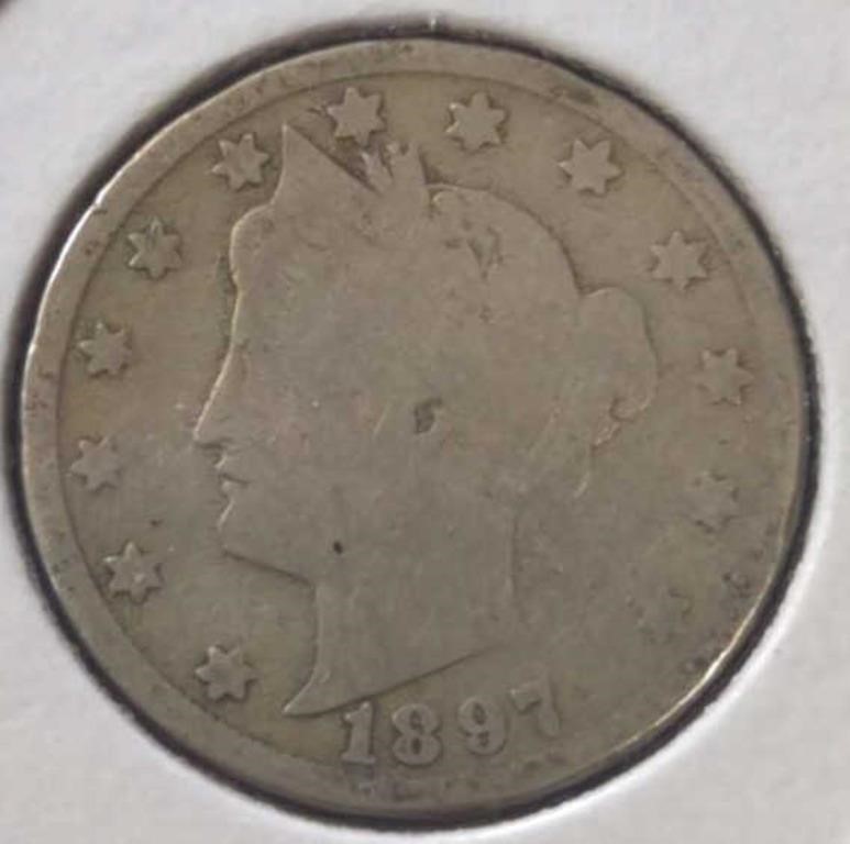 1897 Liberty Head V nickel