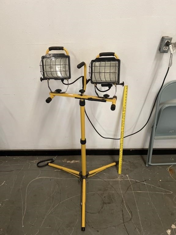 Dual Workshop Light On Stand