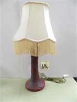 Van Briggle Mauve Table Lamp