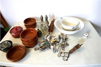 Antique Candle Sniffer, Collector Spoons, Etc