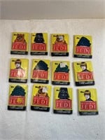 Lot of 12 Star Wars Return of the Jedi Cards New