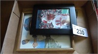 Framed Badger Football Player Picture / Cub