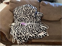 QTY. 2 HEATED THROWS HEATED BLANKET