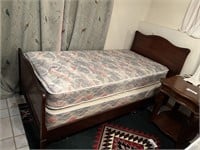 TWIN BED WITH MATTRESS