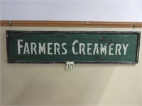 Vintage Farmers Creamer Wooden Sign (53x13)
