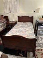 TWIN BEDFRAME WITH MATTRESS